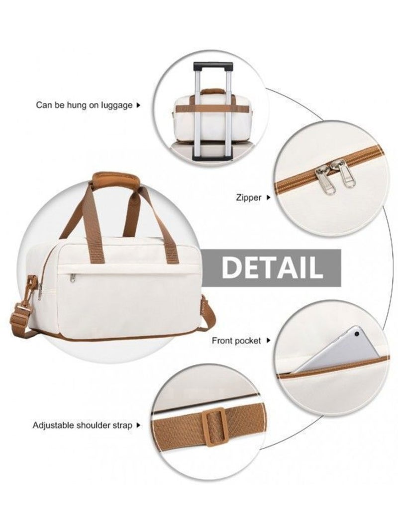 Sac cabine pliable 40x20x25 cm 20 l léger 370 g - kono Beige - Kiabi