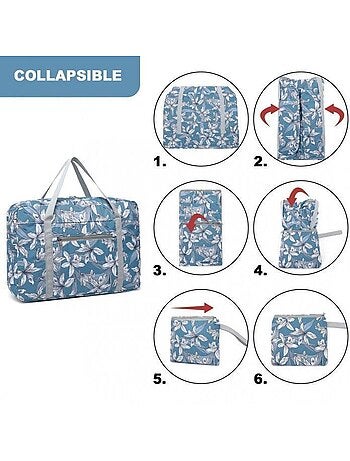 Sac cabine pliable 45x32x14 cm imperméable résistant - kono