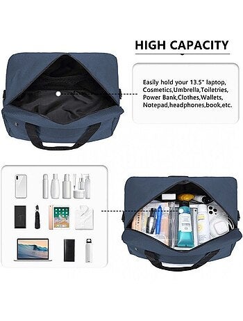 Sac cabine taille s 40x25x20 cm housse imperméable - kono
