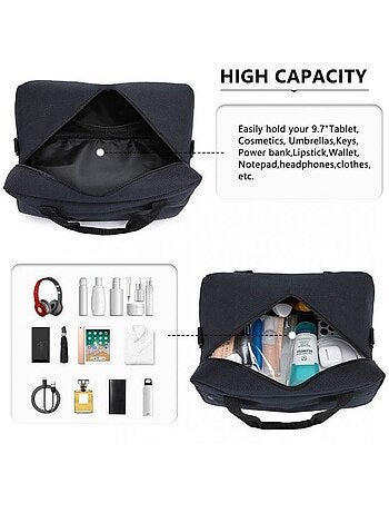 Sac cabine taille s 40x25x20 cm trolley et bandoulière - kono