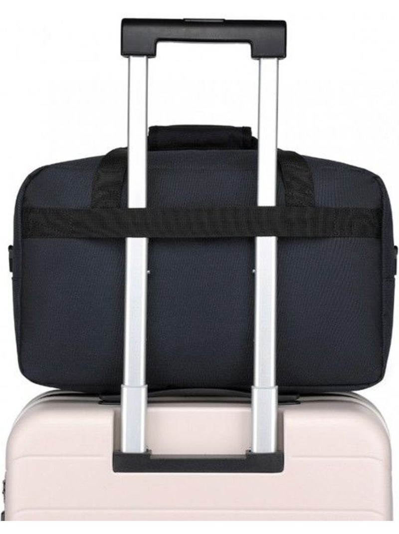 Sac cabine taille s 40x25x20 cm trolley et bandoulière - kono Bleu - Kiabi