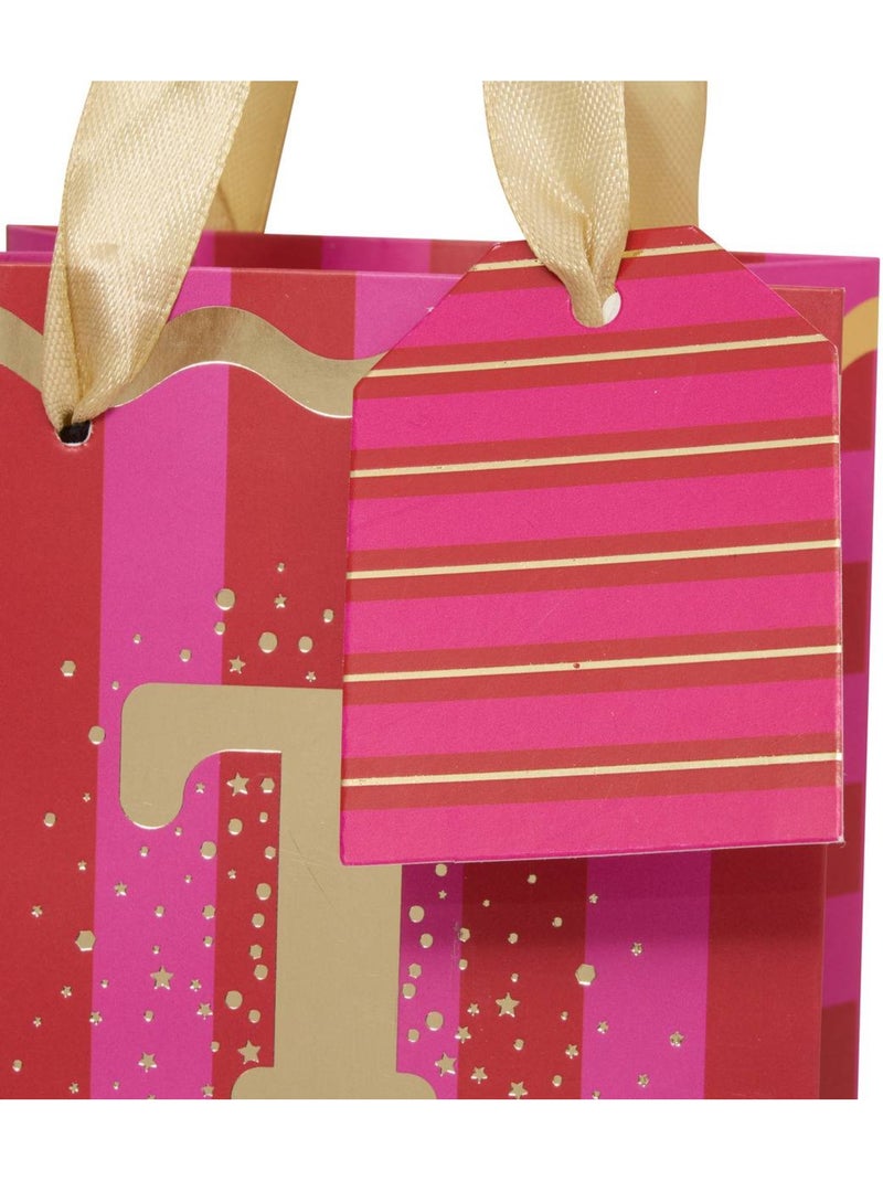 Sac cadeau de noël arty Rose - Kiabi
