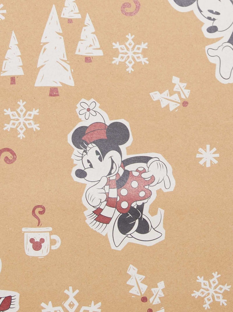 Sac cadeau 'Mickey & Minnie' Marron - Kiabi