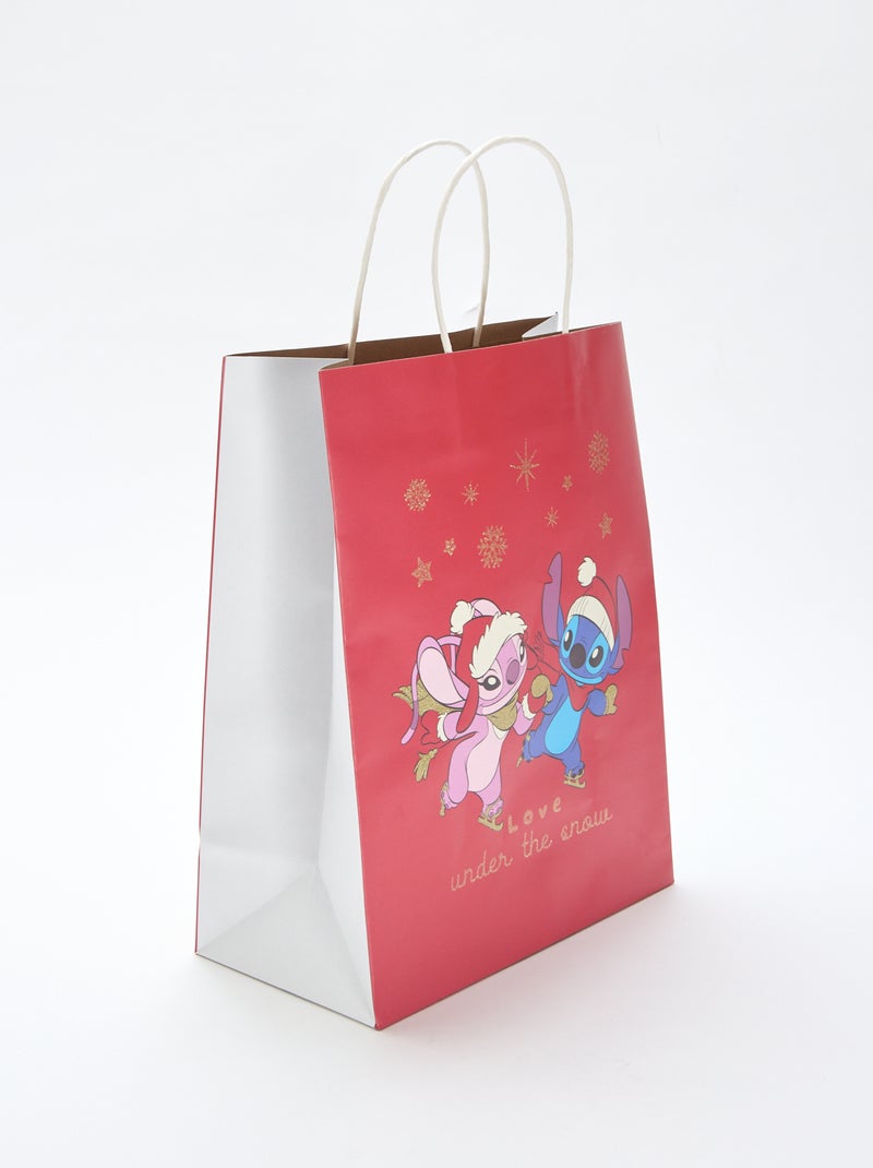 Sac cadeau Noël 'Disney' 32x24x13 cm environ Blanc - Kiabi