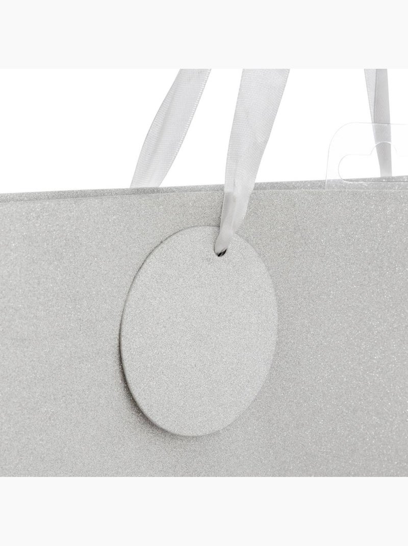 Sac cadeau paillettes petite taille argent Argent - Kiabi