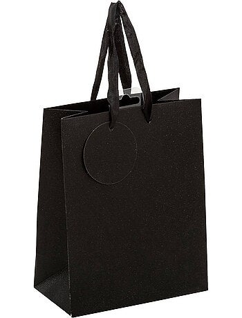 Sac cadeau paillettes petite taille rouge