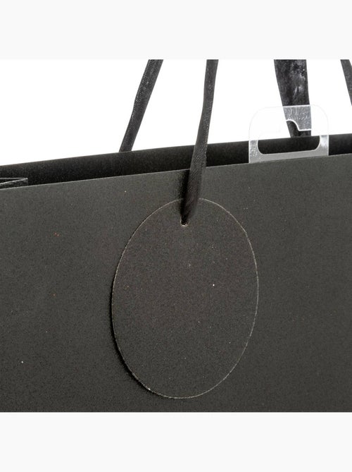 Sac cadeau paillettes taille moyenne noir - Kiabi