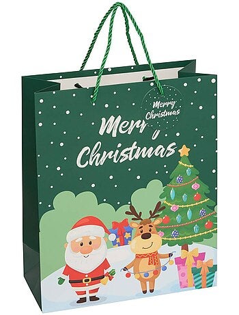 Sac cadeau père noël ludique moyen modèle