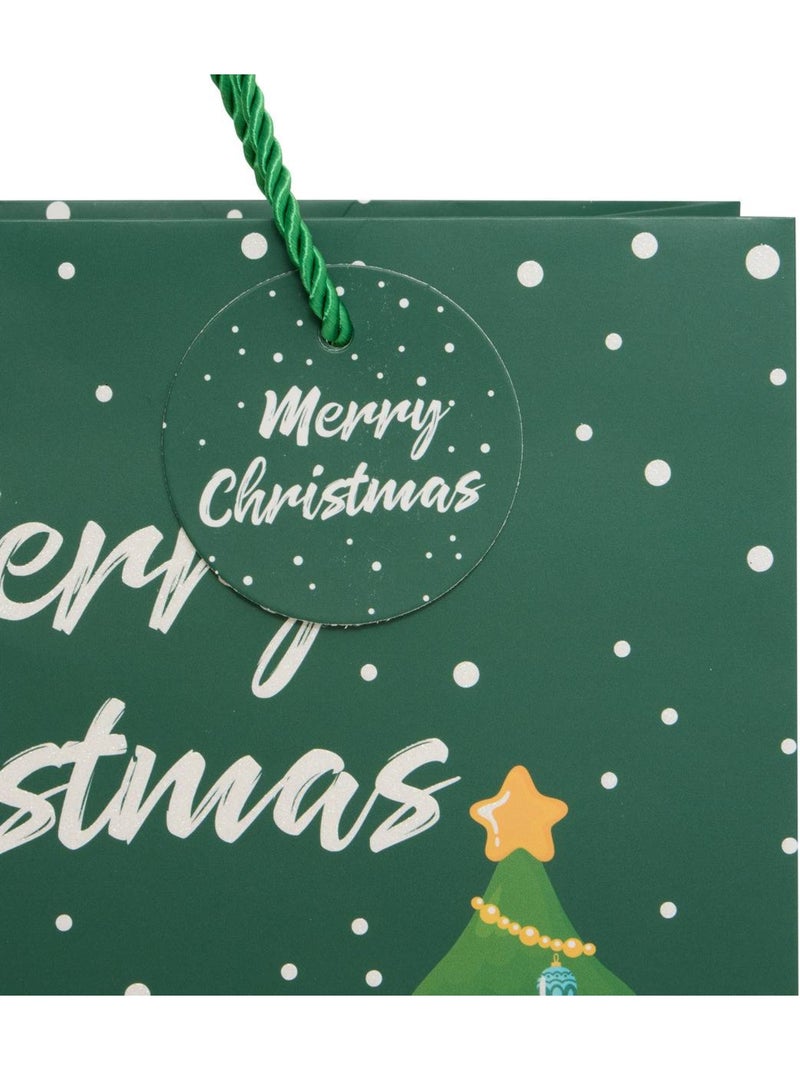 Sac cadeau père noël ludique moyen modèle Rouge - Kiabi