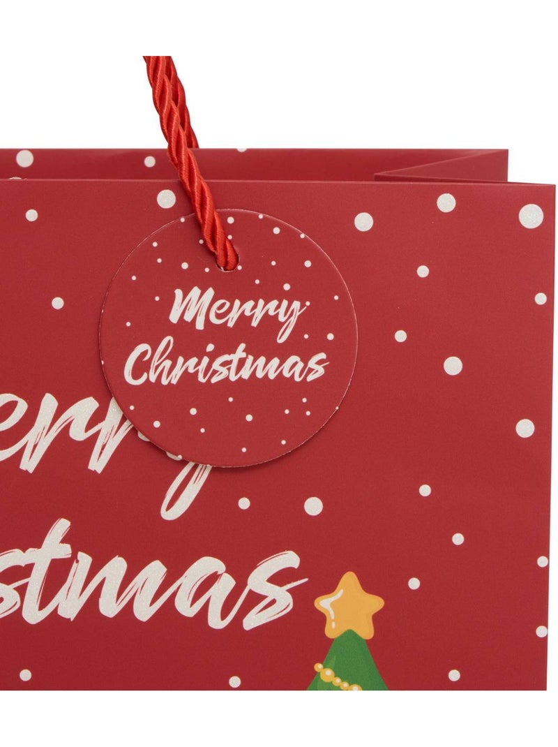 Sac cadeau père noël ludique moyen modèle Rouge - Kiabi
