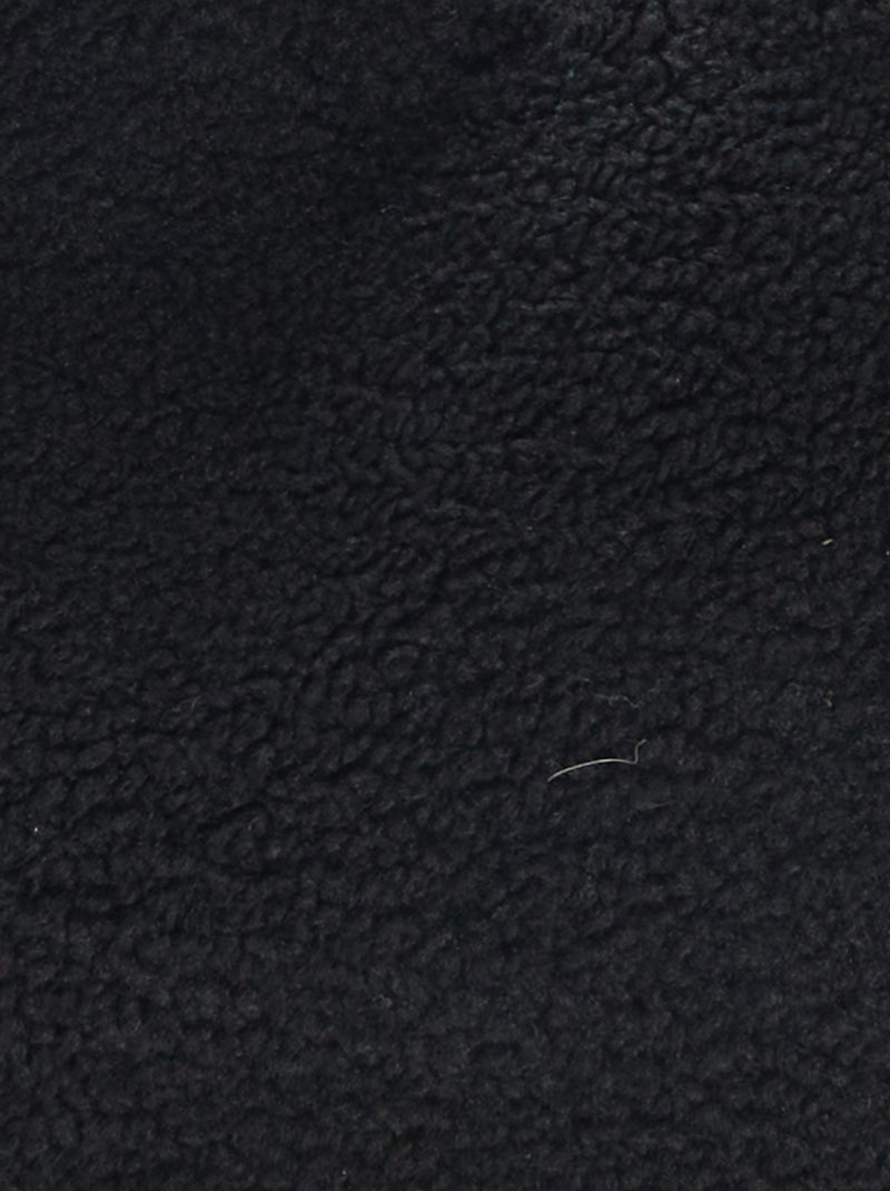 Sac carré moutonné Noir - Kiabi