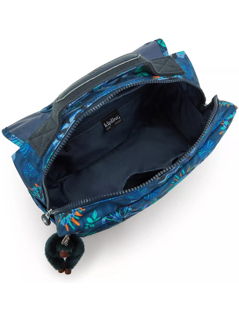 Sac cartable Kipling Kipling CODIE S avec singes 30x25x12 cm Bleu - Kiabi
