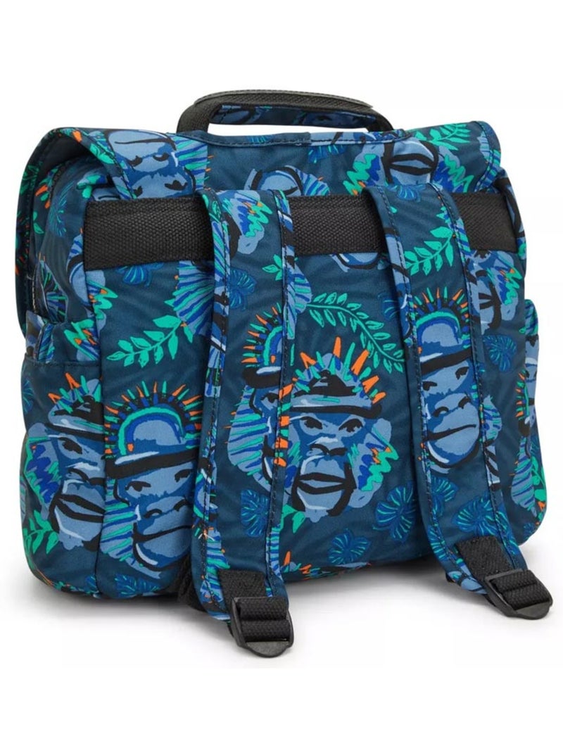 Sac cartable Kipling Kipling CODIE S avec singes 30x25x12 cm Bleu - Kiabi