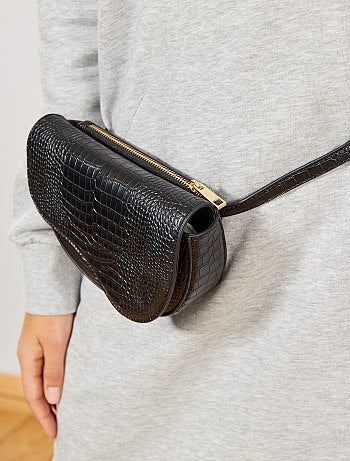Sac ceinture façon croco - Kiabi