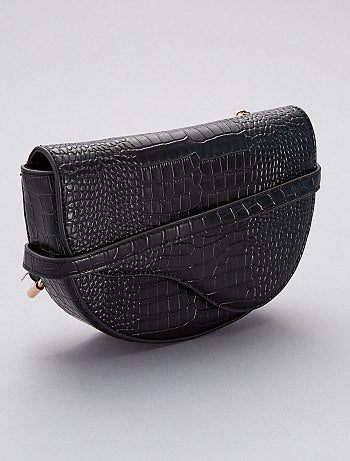 Sac ceinture façon croco - Kiabi