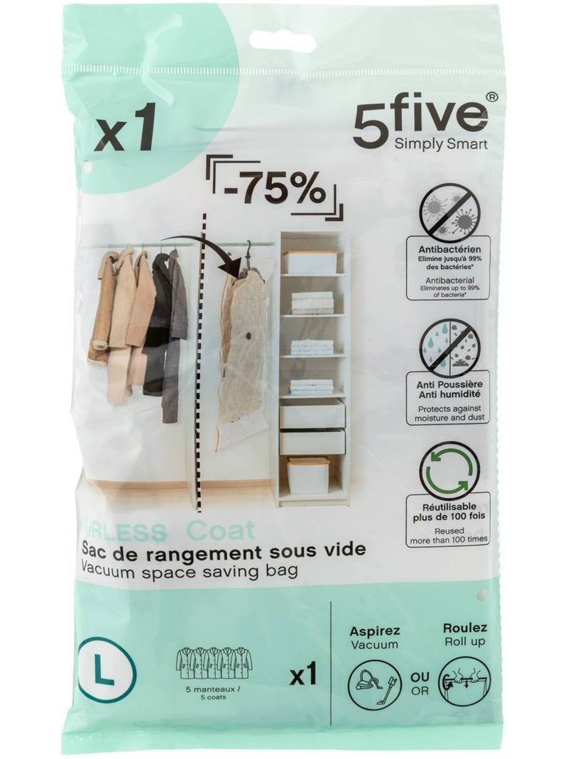 Sac compresseur air 138x69cm Transparent - Kiabi