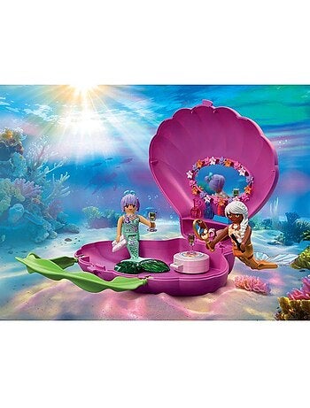 Sac coquillage - Sirènes fantasy & magic, 47 pièces - PLAYMOBIL 72105