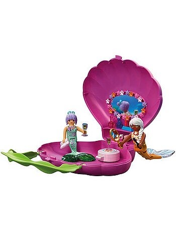 Sac coquillage - Sirènes fantasy & magic, 47 pièces - PLAYMOBIL 72105