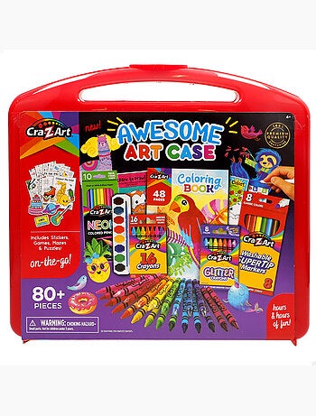 Sac d'art avec couleurs et activités cra-z-art
