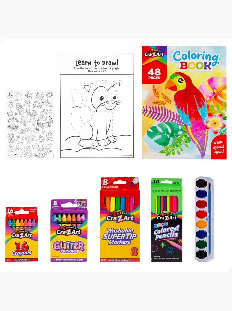 Sac d'art avec couleurs et activités cra-z-art N/A - Kiabi