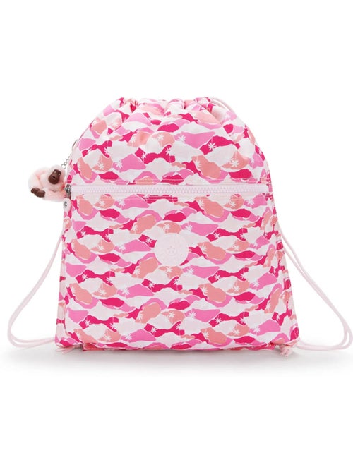 Sac de bain à dos à cordons Kipling Supertaboo 'Pink Palm' – Singe - Kiabi Sac de bain à dos à cordons Kipling Supertaboo 'Pink Palm' – Singe - Kiabi