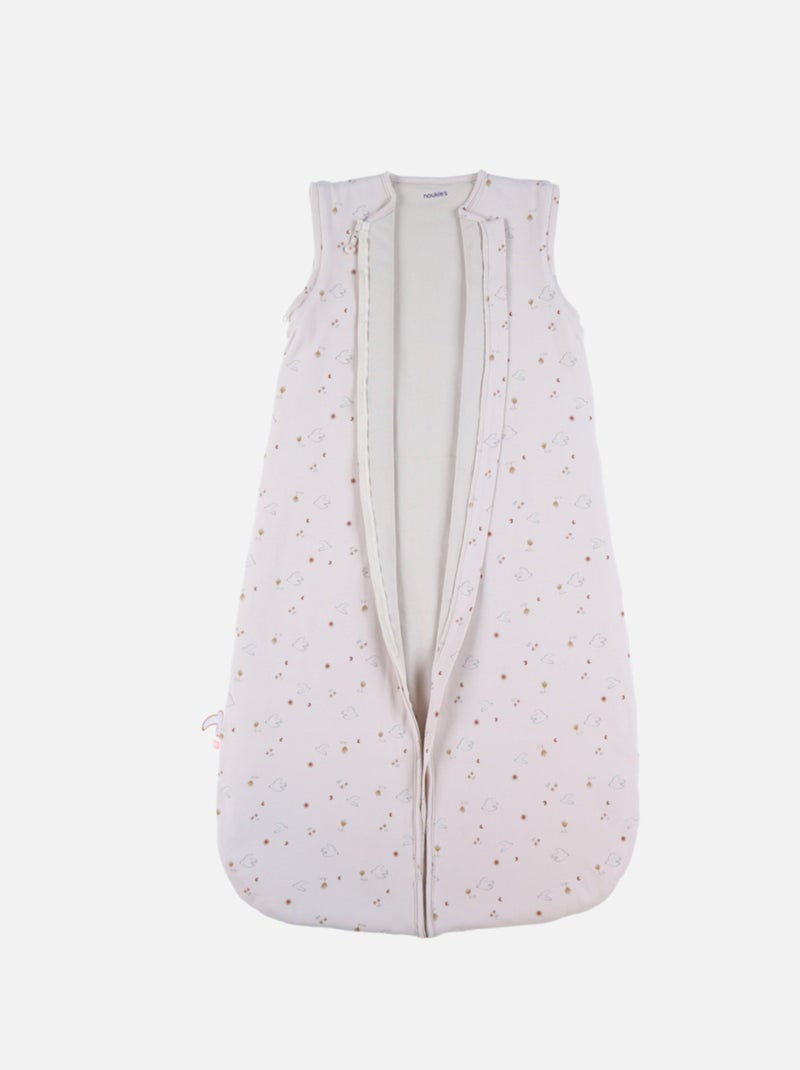 Sac de couchage 100cm, manches amovibles, jersey Noukie's Beige - Kiabi