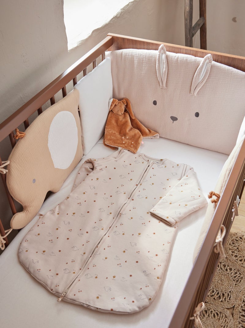 Sac de couchage 70cm manches amovibles, jersey Noukie's Beige - Kiabi