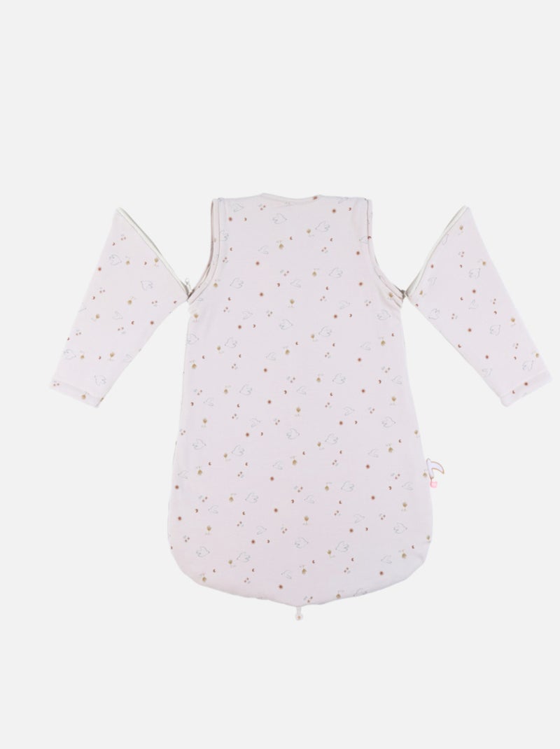 Sac de couchage 70cm manches amovibles, jersey Noukie's Beige - Kiabi