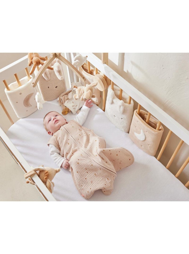 Sac de couchage 70cm, mousseline Noukie's Beige - Kiabi