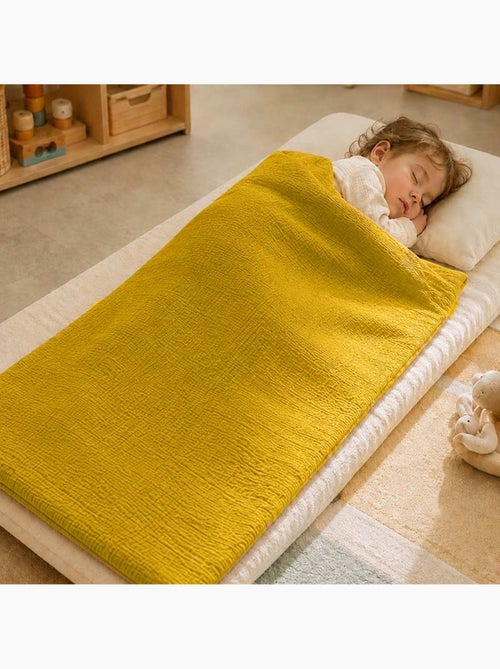 Sac de couchage enfant en coton bio honey - Kiabi