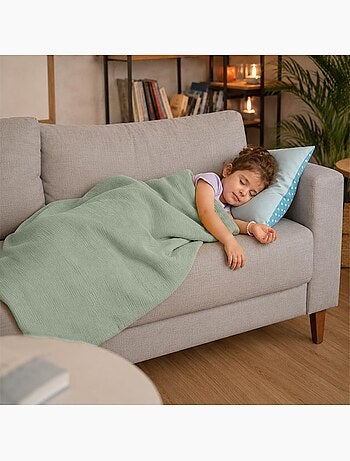 Sac de couchage enfant en coton bio honey