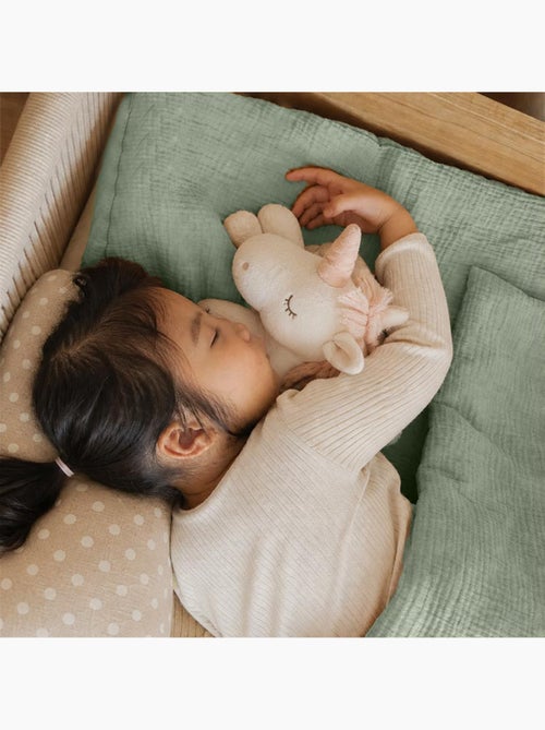 Sac de couchage enfant en coton bio vert - Kiabi