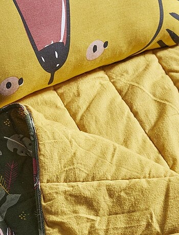 Sac de couchage enfant imprimé coton LE ROI DE LA JUNGLE