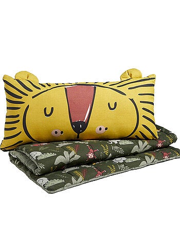 Sac de couchage enfant imprimé coton LE ROI DE LA JUNGLE