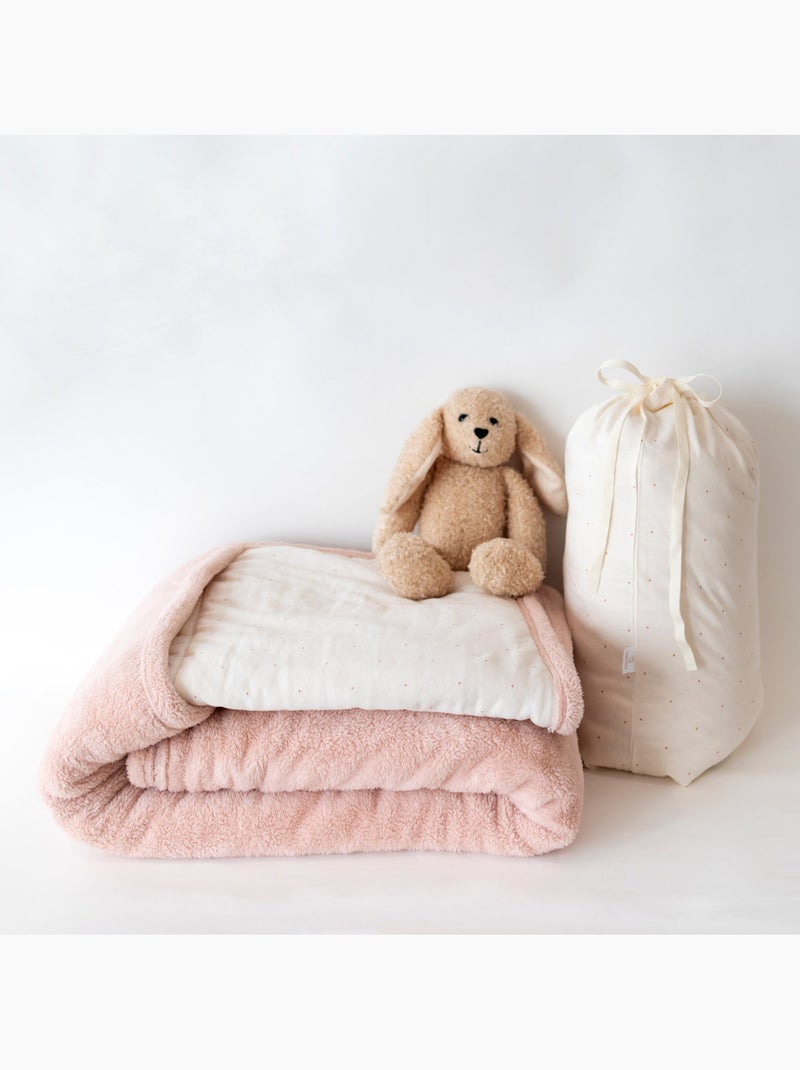 Sac de couchage nomade bébé - tog 3 cocon moelleux Rose clair - Kiabi
