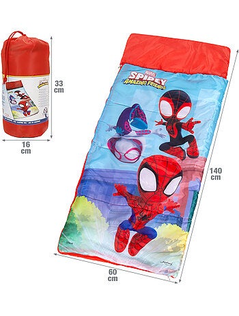 Sac de couchage spidey pour enfants 140x60 cm