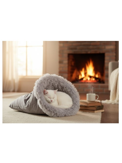Sac de couchage tout doux pour chat Ayco - Kiabi