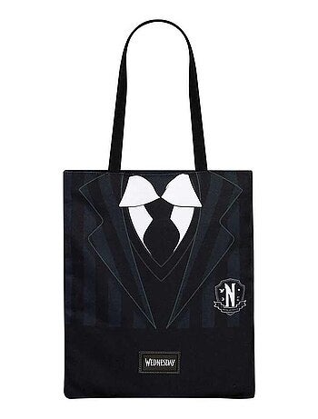 Sac de Courses Shopping - Mercredi Uniform - Noir - Taille Unique