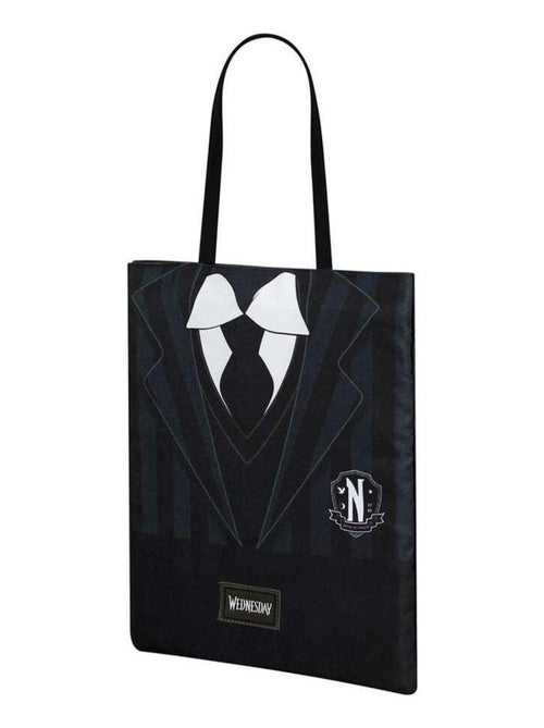 Sac de Courses Shopping - Mercredi Uniform - Noir - Taille Unique - Kiabi