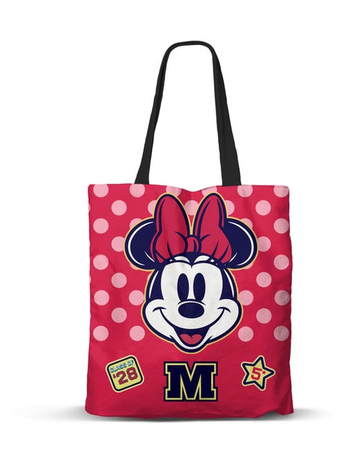 Sac de Courses Shopping FAN - Disney Minnie Mouse Class - Rose - Taille Unique - Kiabi