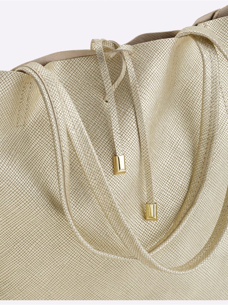 Sac De Fabrication Italienne - Taille Standard - helline Doré - Kiabi