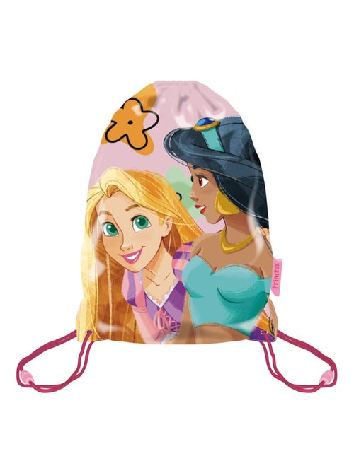 Sac de gym - Disney Princesses - Raiponce et Jasmine - 33x44 cm - Kiabi