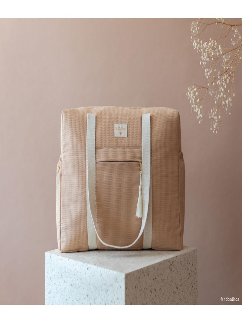 Sac de maternité imperméable opéra 29x46x20 - NUDE Orange - Kiabi