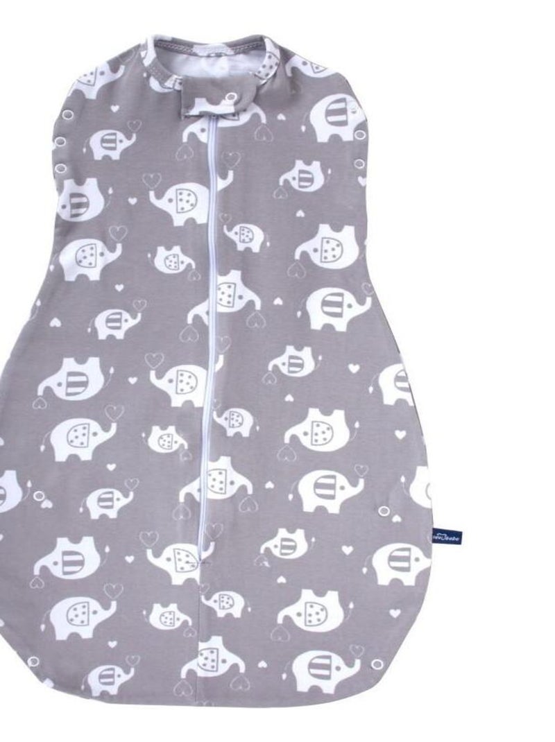 Sac de naissance Gris Blanc - Kiabi