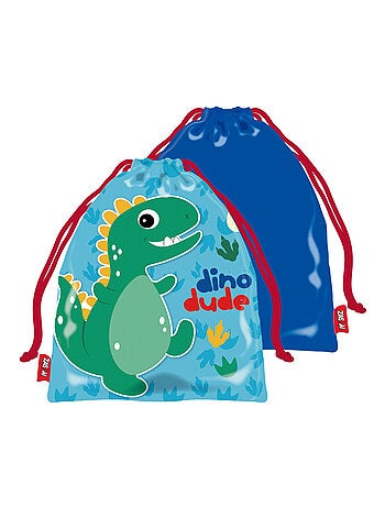 Sac de pique-nique - Dinosaures -Dino Dude - 26,5x21,5 cm
