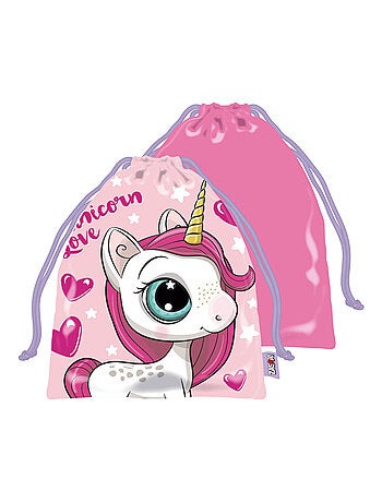 Sac de pique-nique - Licorne -Unicorn Love - 26,5x21,5 cm
