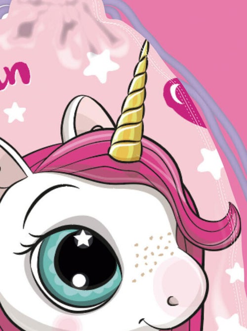Sac de pique-nique - Licorne  -Unicorn Love - 26,5x21,5 cm - Kiabi
