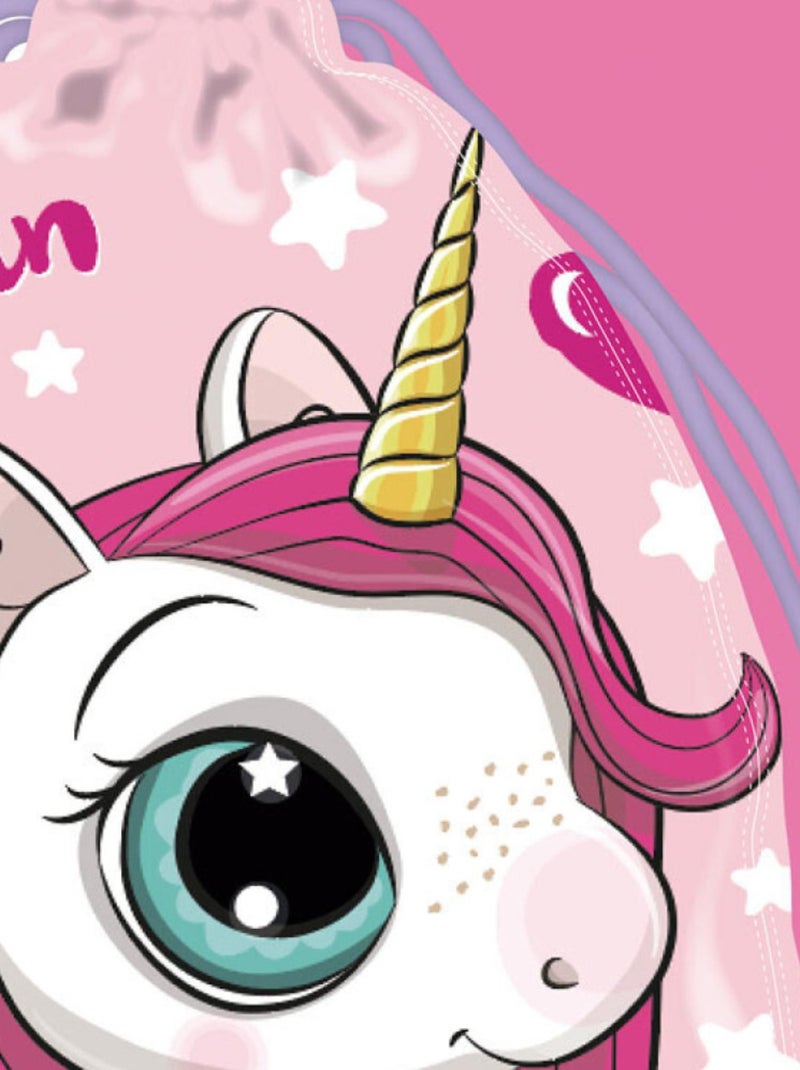 Sac de pique-nique - Licorne  -Unicorn Love - 26,5x21,5 cm Rose - Kiabi