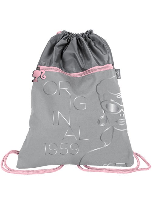 Sac de piscine 'Barbie' 45 cm gris – 1 compartiment & poche zippée – Barbie - Kiabi Sac de piscine 'Barbie' 45 cm gris – 1 compartiment & poche zippée – Barbie - Kiabi