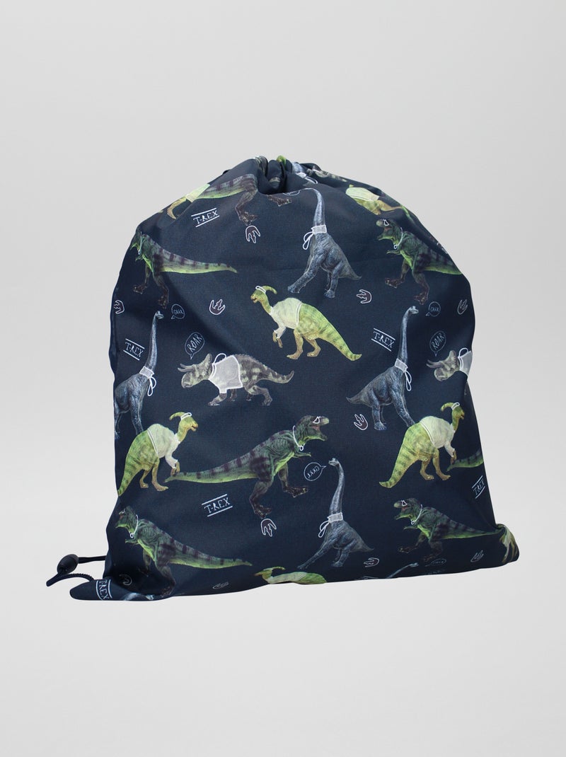 Sac de piscine 'dinosaures' Bleu marine - Kiabi